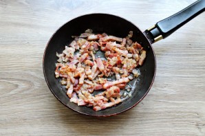 Гратен с беконом