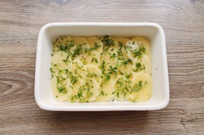 Гратен с беконом