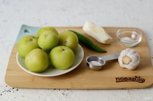 Хреновина из зеленых помидоров