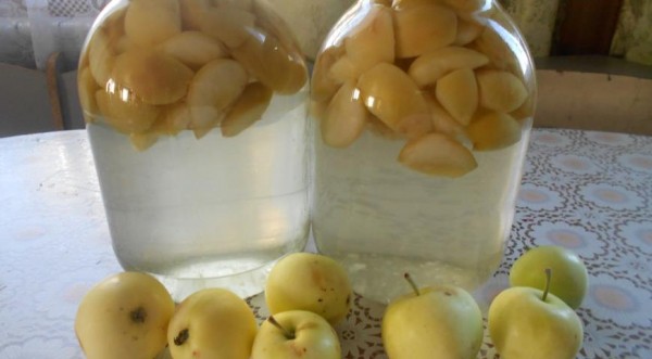 Яблочный компот, пошаговый рецепт с фото Яблочный компот, пошаговый рецепт с фото