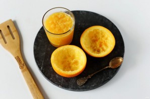 Яичница в апельсине