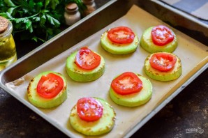 Кабачки с сулугуни в духовке Кабачки с сулугуни в духовке