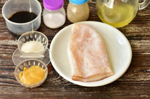 Кальмар в горчичном соусе Кальмар в горчичном соусе