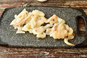 Кальмар в горчичном соусе Кальмар в горчичном соусе