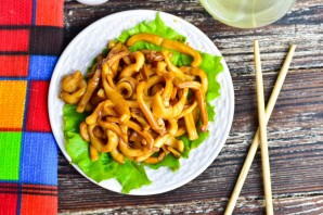 Кальмар в горчичном соусе Кальмар в горчичном соусе