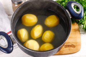 Картофель со сметаной и зеленью