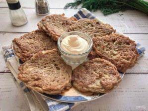 Картофельные драники с печенью Картофельные драники с печенью