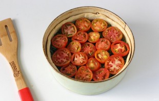 Киш с баклажанами