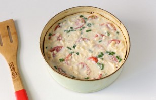 Киш с баклажанами