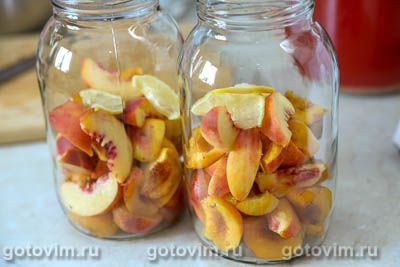 Компот из персиков и нектаринов на зиму