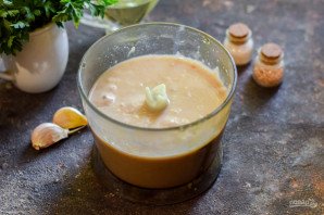 Крем-суп из белой фасоли