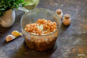 Крем-суп из белой фасоли