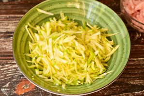 Ленивые беляши из кабачков с мясным фаршем Ленивые беляши из кабачков с мясным фаршем