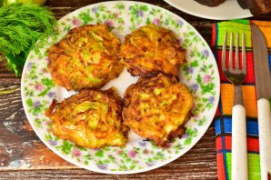 Ленивые беляши из кабачков с мясным фаршем Ленивые беляши из кабачков с мясным фаршем