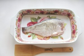 Лещ в духовке с картофелем