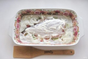 Лещ в духовке с картофелем