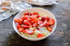 Макароны с клубникой Макароны с клубникой