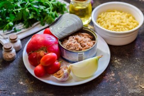 Макароны с тунцом от Джейми Оливера Макароны с тунцом от Джейми Оливера