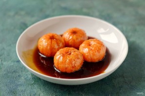 Мандарины в карамели