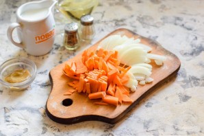 Мидии в сливочно-горчичном соусе