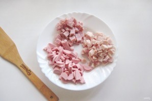 Мясная солянка с грибами и фасолью