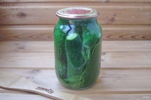 Огурцы трехкратной заливки