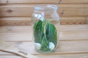 Огурцы трехкратной заливки