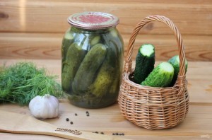 Огурцы трехкратной заливки