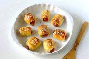 Охотничьи колбаски в тесте