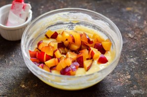 Оладьи со сливами Оладьи со сливами