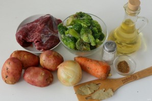 Овощной суп с говядиной