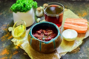 Печень в гранатовом соусе