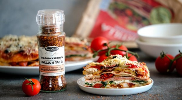 Пицца многослойная на компанию, пошаговый рецепт с фото