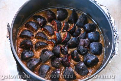 Пирог-перевертыш с инжиром Пирог-перевертыш с инжиром