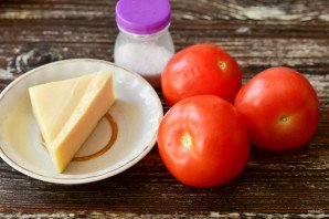 Помидоры фаршированные сыром в духовке Помидоры фаршированные сыром в духовке