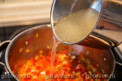 Потахе или испанский суп из нута, овощей и миндаля (Potaje de garbanzos) Потахе или испанский суп из нута, овощей и миндаля (Potaje de garbanzos)