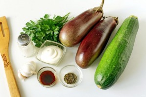 Шашлык из кабачков и баклажанов