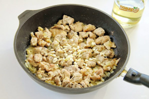 Спагетти с индейкой