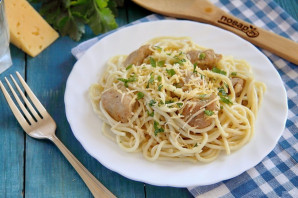 Спагетти с индейкой