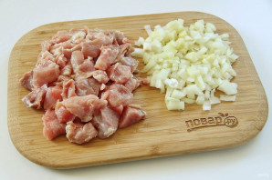 Спагетти с индейкой