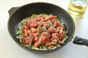 Спагетти с индейкой