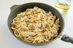 Спагетти с индейкой