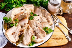 Свиная брюшина вареная в пакете