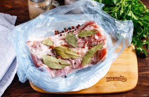 Свиная брюшина вареная в пакете