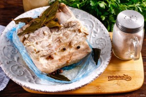 Свиная брюшина вареная в пакете