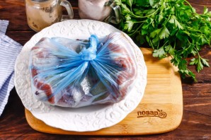 Свиная брюшина вареная в пакете