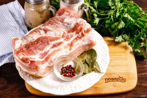 Свиная брюшина вареная в пакете