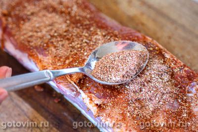 Свиная грудинка на решетке (на мангале)