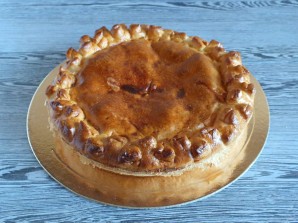 Татарский пирог с яблоками