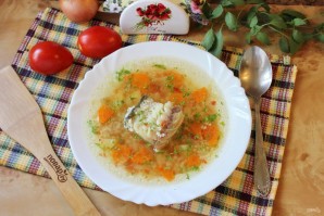 Томатный суп с треской